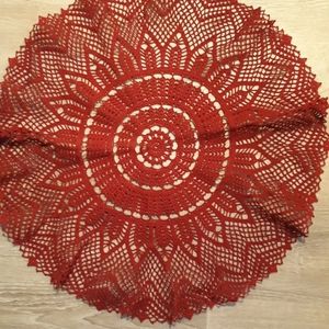 Beautiful Hand Made macrame Doily
